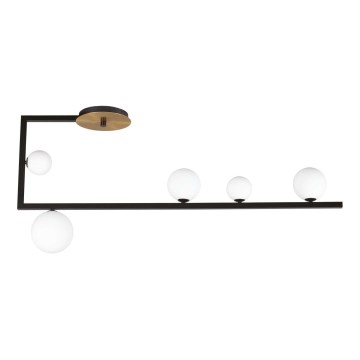 Ideal Lux - LED Lustra ar stieni BIRDS 5xG9/3W/230V melna/zelta