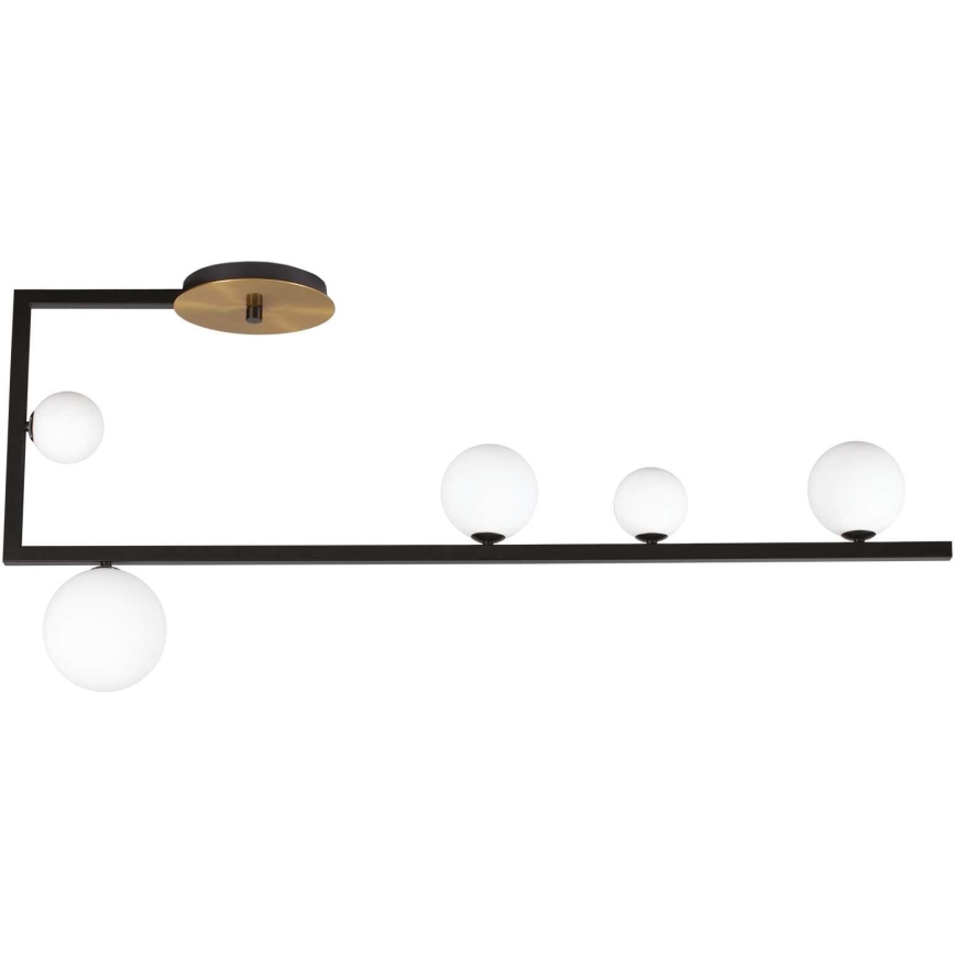 Ideal Lux - LED Lustra ar stieni BIRDS 5xG9/3W/230V melna/zelta