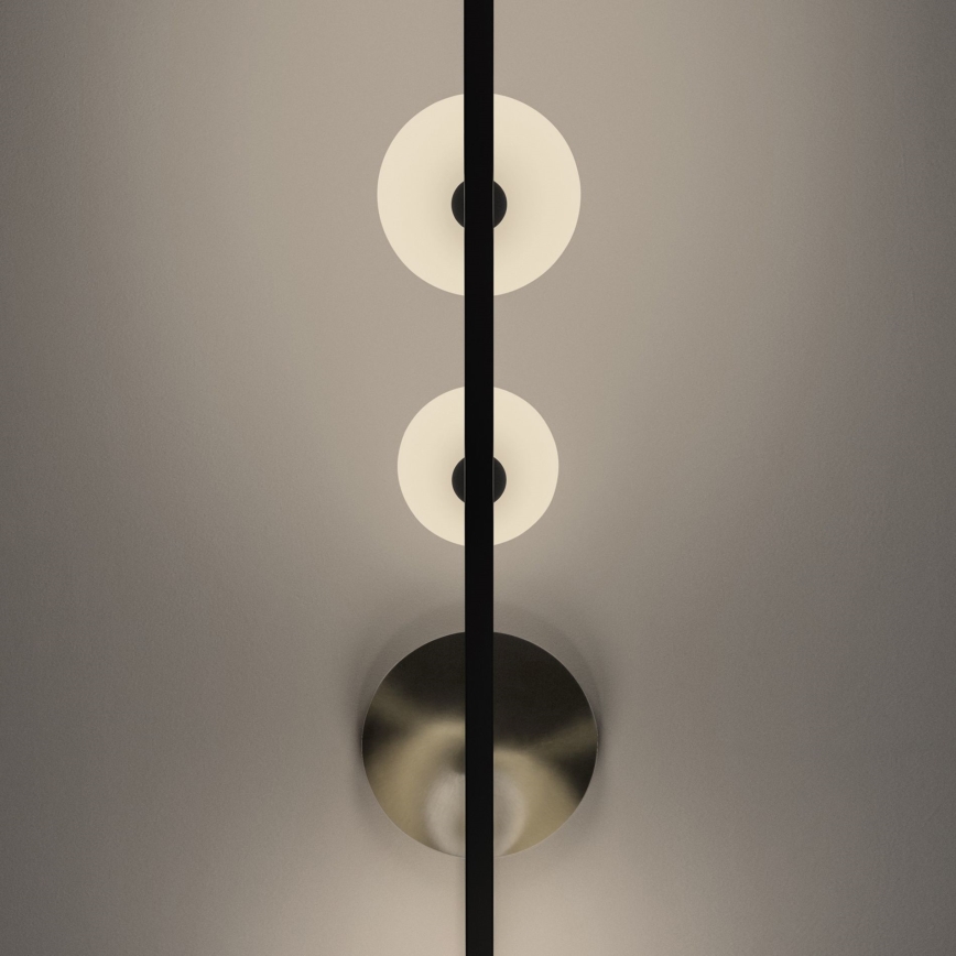 Ideal Lux - LED Lustra ar stieni BIRDS 5xG9/3W/230V melna/zelta