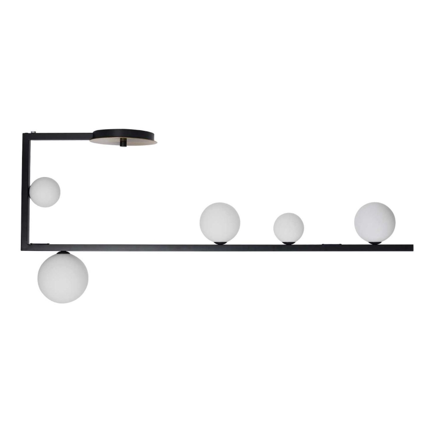 Ideal Lux - LED Lustra ar stieni BIRDS 5xG9/3W/230V melna/zelta