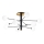 Ideal Lux - LED Lustra ar stieni COSMOPOLITAN 10xG9/3W/230V d. 124 cm melna