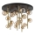 Ideal Lux - LED Lustra ar stieni PERLAGE 18xG9/3W/230V d. 70 cm zelta/dūmakains
