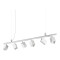 Ideal Lux - LED lustra uz kabeļa DYNAMITE 6xGU10/7W/230V CRI 90 balta