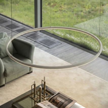 Ideal Lux - LED lustra uz troses ORACLE SLIM LED/29W/230V 4000K CRI 90 Ø 50 cm balta