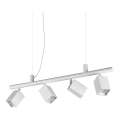 Ideal Lux - LED lustra uz stieples DYNAMITE 4xGU10/7W/230V CRI 90 balta