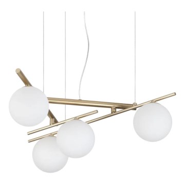 Ideal Lux - LED lustra uz troses ATLAS 4xG9/3W/230V zeltaina