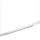 Ideal Lux - LED lustra uz troses DESK ACCENT LED/36W/230V CRI 90 120 cm balta