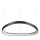 Ideal Lux - LED lustra uz troses GEMINI LED/47W/230V 2700K Ø 61 cm CRI 90 melna