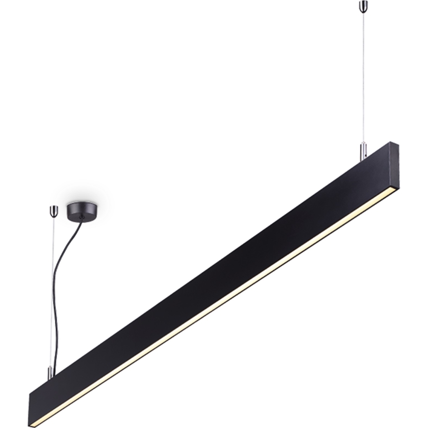 Ideal Lux - LED lustra uz troses LINUS LED/32W/230V 3000K CRI 90 120 cm melna