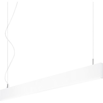 Ideal Lux - LED lustra uz troses LINUS LED/32W/230V 4000K CRI 90 120 cm balta