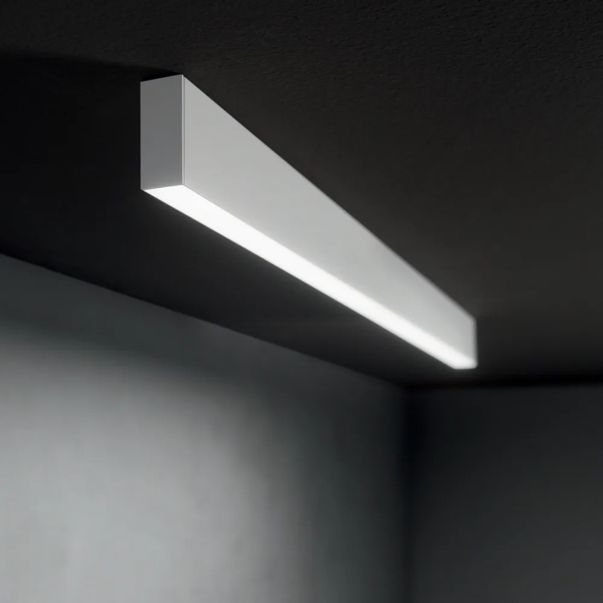 Ideal Lux - LED lustra uz troses LINUS LED/32W/230V 4000K CRI 90 120 cm balta