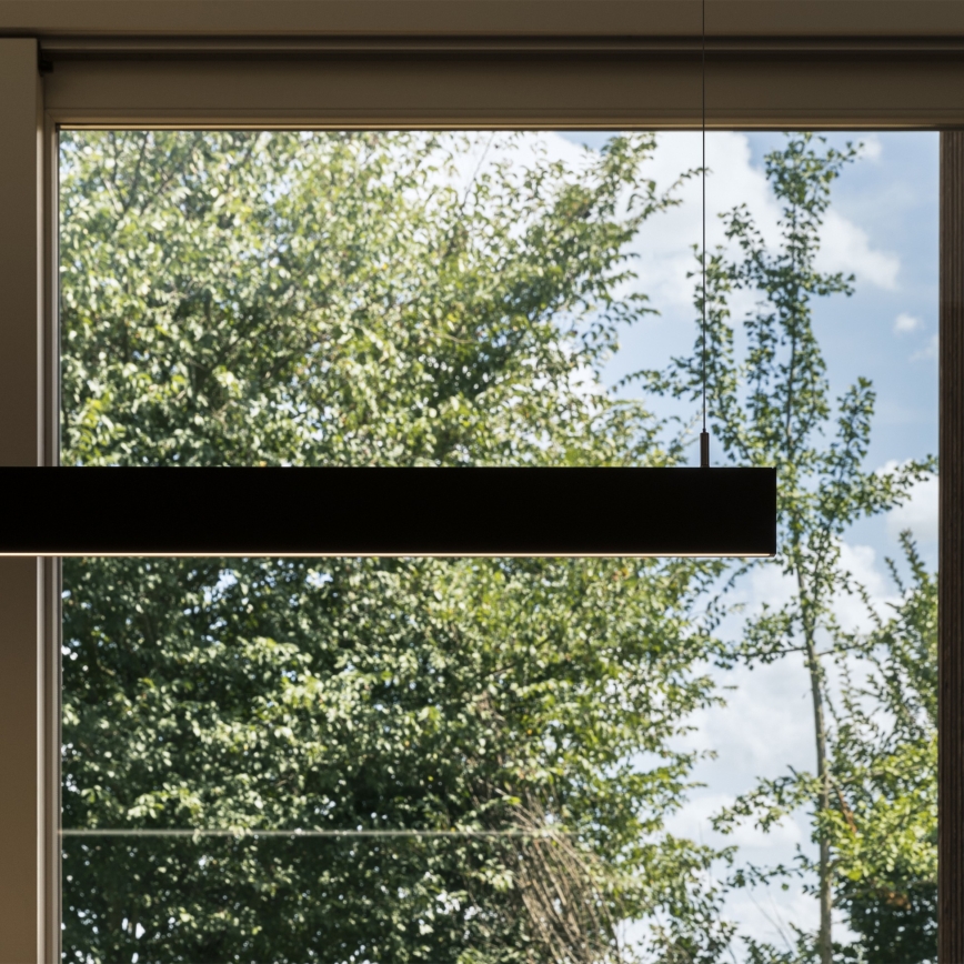 Ideal Lux - LED lustra uz troses LINUS LED/32W/230V 4000K CRI 90 120 cm melna