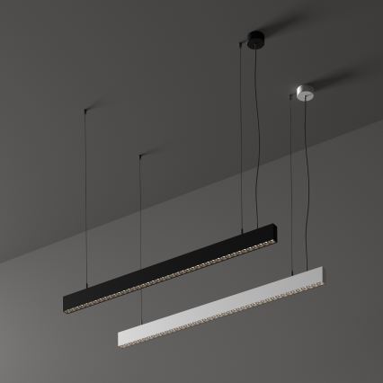Ideal Lux - LED lustra uz troses OFFICE LED/30W/230V 4000K CRI 90 balta