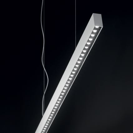 Ideal Lux - LED lustra uz troses OFFICE LED/30W/230V 4000K CRI 90 balta