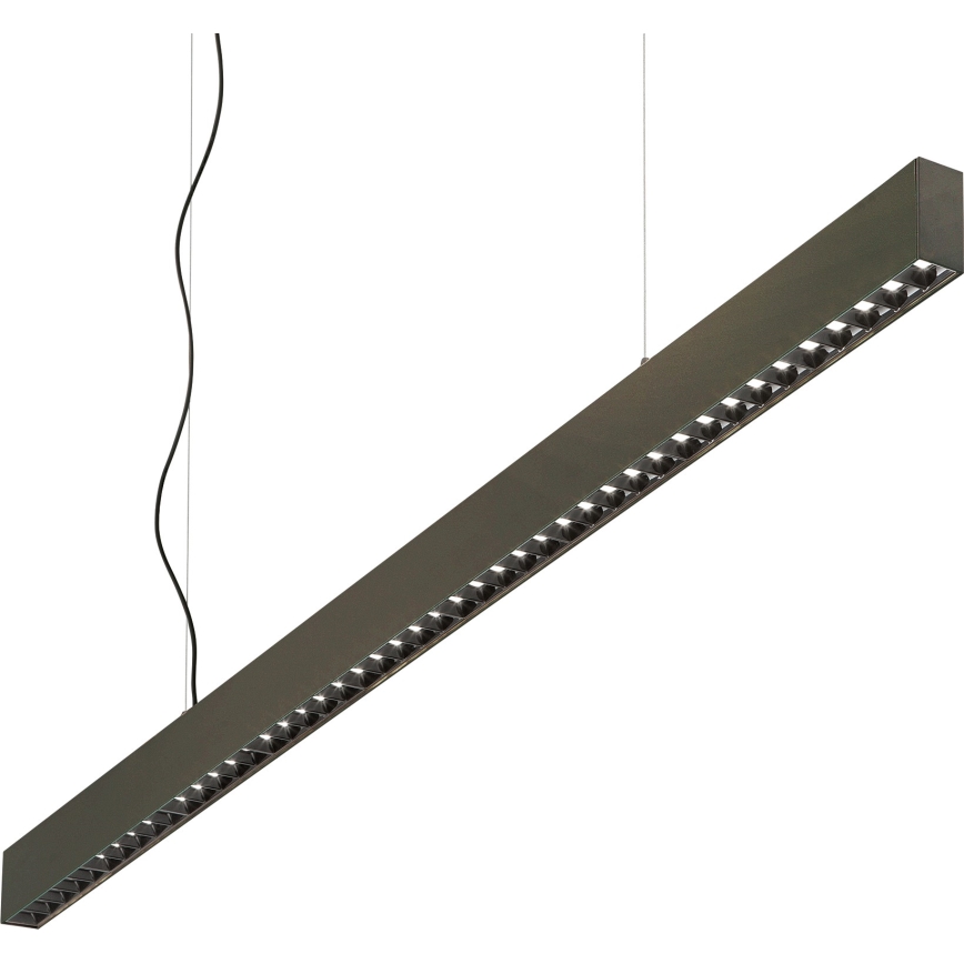 Ideal Lux - LED lustra uz troses OFFICE LED/30W/230V 4000K CRI 90 melna