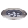 Ideal Lux - LED Pagalma lampa FLOOR LED/12W/230V d. 14 cm CRI 90 IP67 spīdīgi hromēts