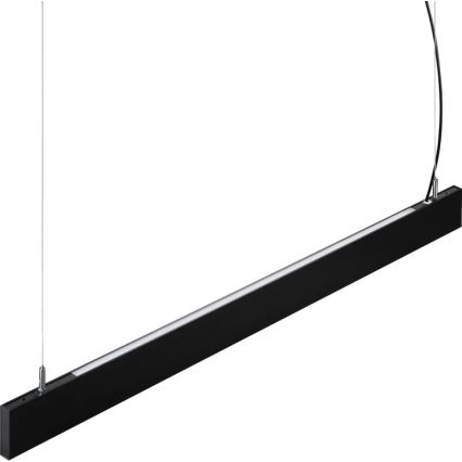 Ideal Lux - LED pakaramais gaismeklis uz troses STEEL LED/29W/230V 4000K CRI 90 120 cm melns