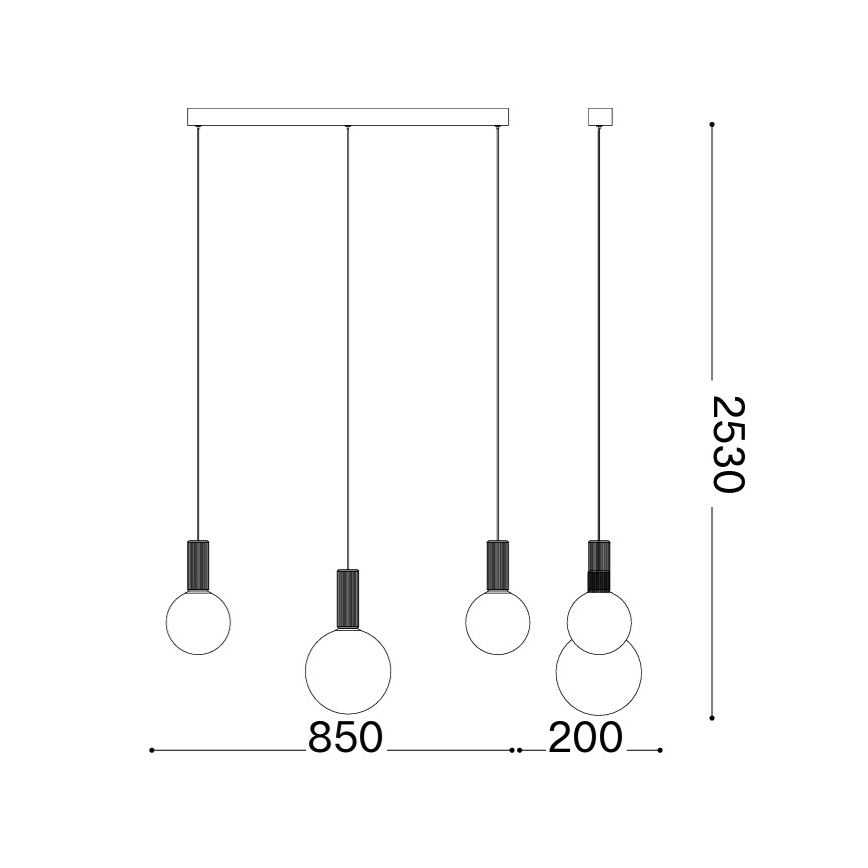 Ideal Lux - LED piekaramā lustra ar trosi ODEON LED/20W/230V CRI 90 bēša/balta