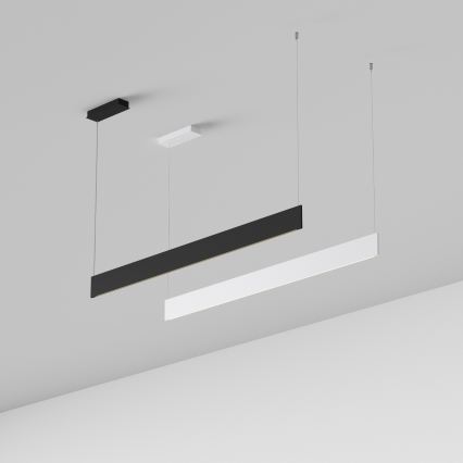 Ideal Lux - LED piekaramā lustra uz troses STEEL LED/24W/230V 3000K CRI 90 120 cm melna