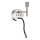 Ideal Lux - LED Pielāgojama lampa ar stiprinājumu KOMPLEKTS UP 1xE27/42W + LED/3W/230V CRI 90 USB spīdīgi hromēts