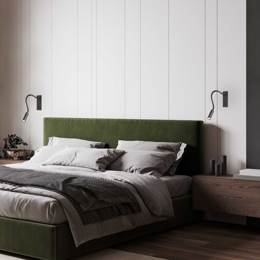 Ideal Lux - LED Pielāgojama lampiņa IO LED/3W/230V CRI 90 melna