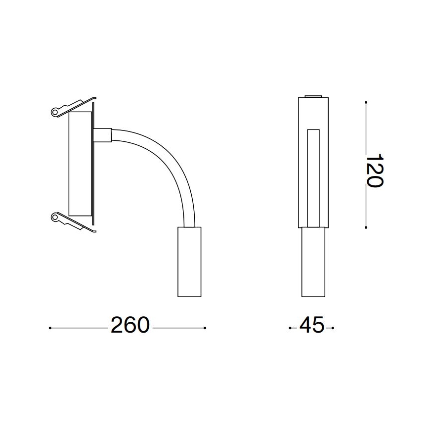Ideal Lux - LED Pielāgojama lampiņa IO LED/3W/230V CRI 90 melna