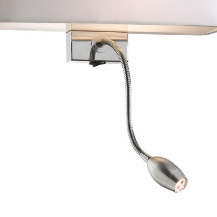 Ideal Lux - LED Pielāgojama sienas lampa HOTEL 1xE27/60W + LED/1,5W/230V