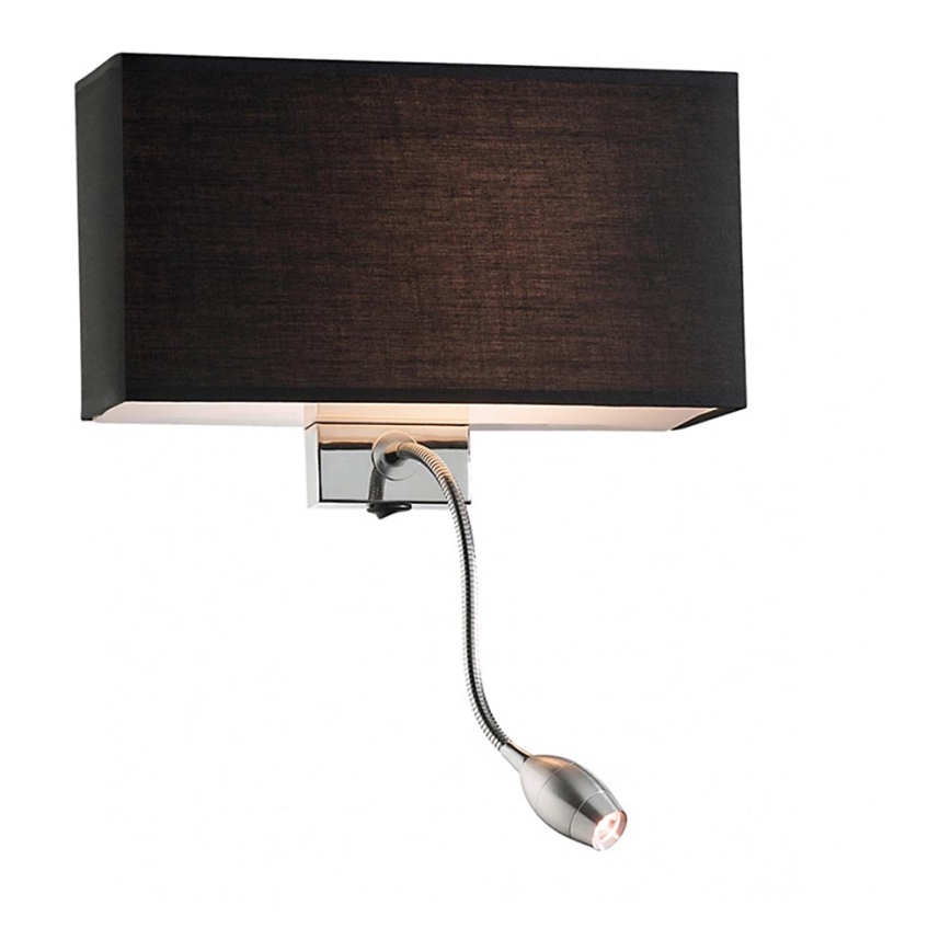 Ideal Lux - LED Pielāgojama sienas lampa HOTEL 1xE27/60W + LED/1,5W/230V