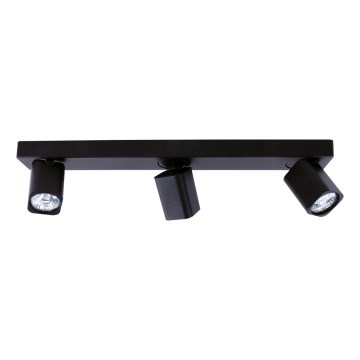 Ideal Lux - LED punktveida gaismeklis RUDY 3xGU10/7W/230V CRI 90 melns