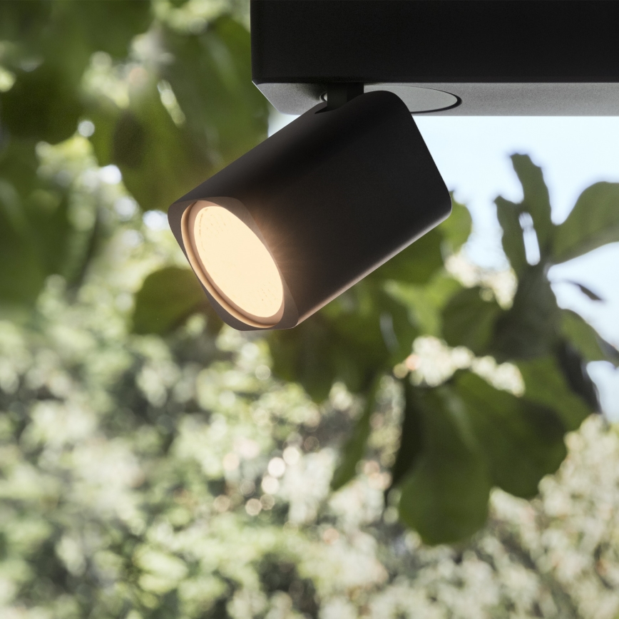 Ideal Lux - LED punktveida gaismeklis RUDY 3xGU10/7W/230V CRI 90 melns