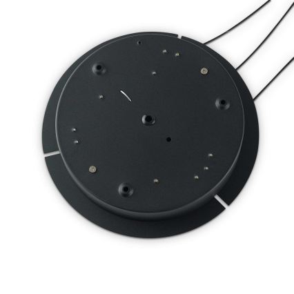 Ideal Lux - LED regulējama lustra uz kabeļa OZ LED/48W/230V Ø 60 cm CRI 90 melna