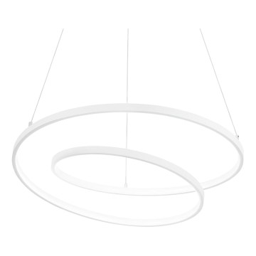 Ideal Lux - LED regulējamā lustra uz troses OZ LED/55W/230V diam. 80 cm CRI 90 balta