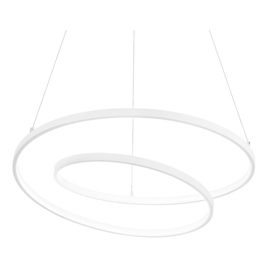 Ideal Lux - LED regulējamā lustra uz troses OZ LED/55W/230V diam. 80 cm CRI 90 balta