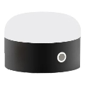 Ideal Lux - LED regulējama pieskāriena galda lampa MIGNON LED/5W/5V 1500 mAh diametrs 10 cm CRI 90 melna