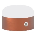 Ideal Lux - LED regulējama pieskāriena galda lampa MIGNON LED/5W/5V 1500 mAh diametrs 10 cm CRI 90 vara krāsā