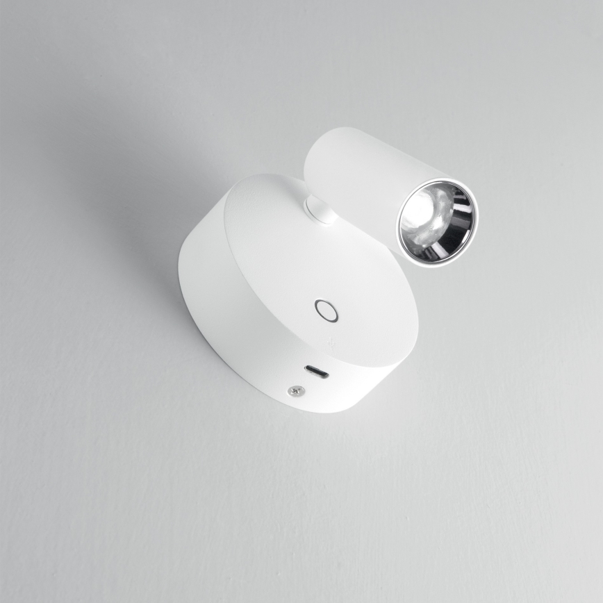 Ideal Lux - LED pieskāriena regulējams sienas punktveida gaismeklis ELF LED/3W/230V CRI 95 balts