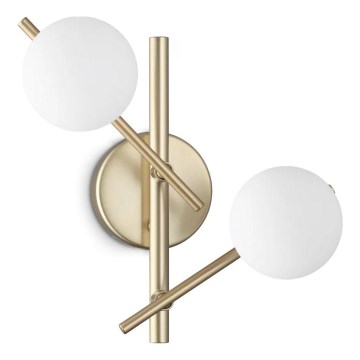 Ideal Lux - LED sienas gaismeklis ATLAS 2xG9/3W/230V zelta krāsā