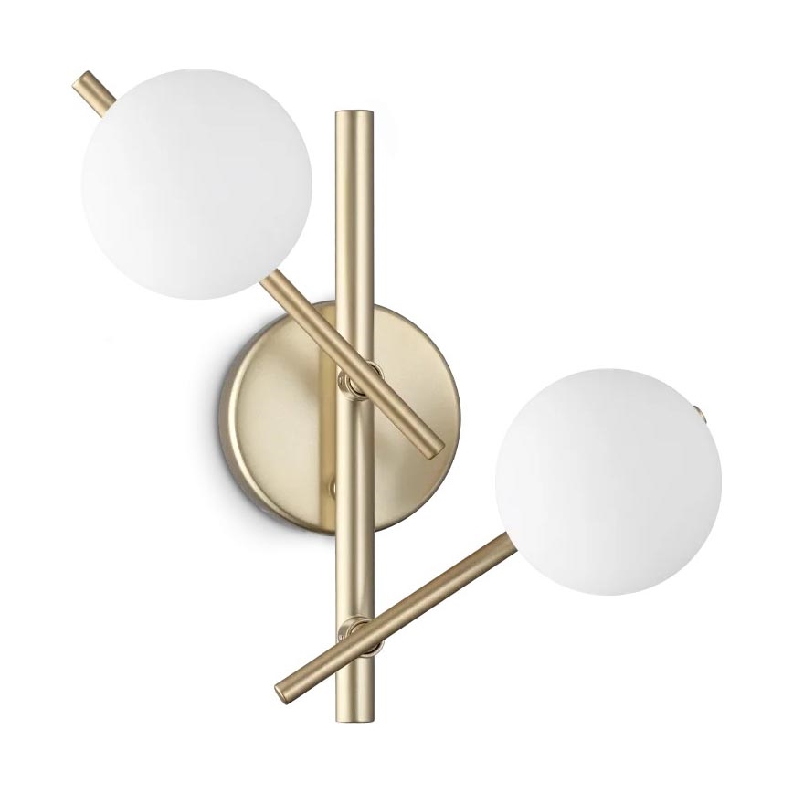 Ideal Lux - LED sienas gaismeklis ATLAS 2xG9/3W/230V zelta krāsā