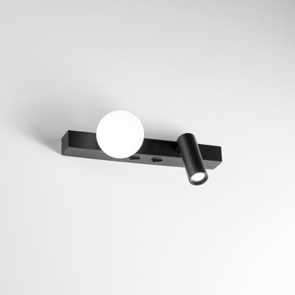 Ideal Lux - LED sienas gaismeklis BINOMIO 2xLED/3W/230V CRI 90 melns