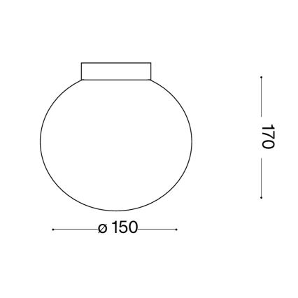 Ideal Lux - LED sienas gaismeklis MAPA 1xG9/3W/230V Ø 15 cm balts