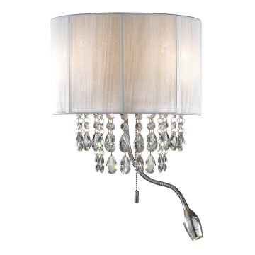 Ideal Lux - LED Sienas lampa 2xE14/40W/230V + LED/1W