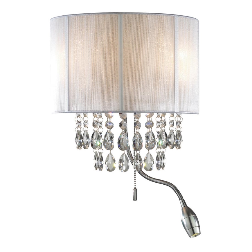 Ideal Lux - LED Sienas lampa 2xE14/40W/230V + LED/1W