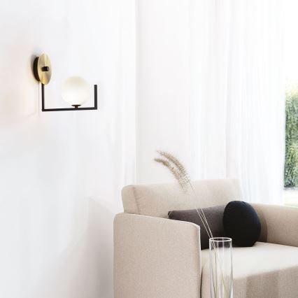 Ideal Lux - LED Sienas lampa BIRDS 1xG9/3W/230V melna/zelta