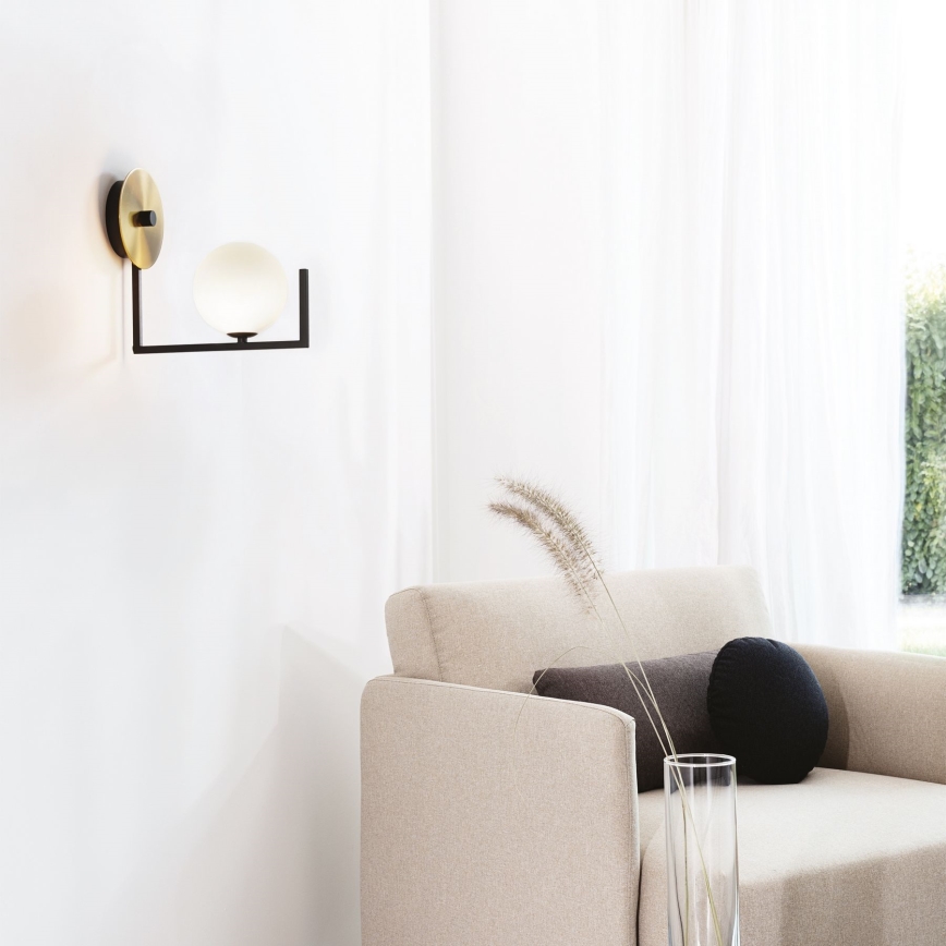 Ideal Lux - LED Sienas lampa BIRDS 1xG9/3W/230V melna/zelta