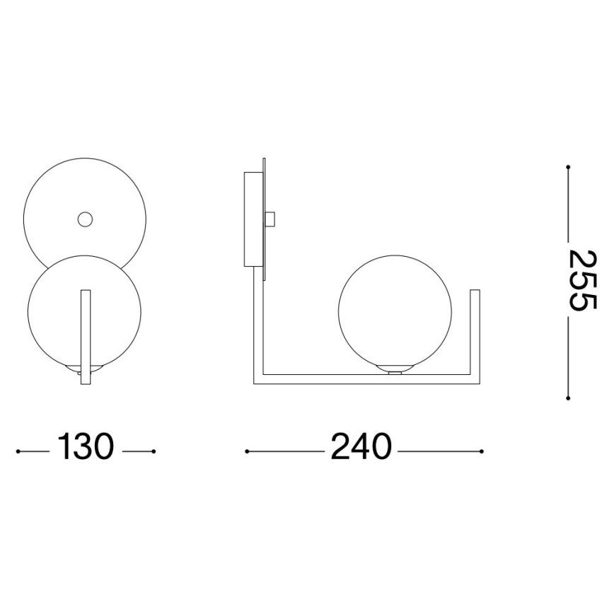 Ideal Lux - LED Sienas lampa BIRDS 1xG9/3W/230V melna/zelta