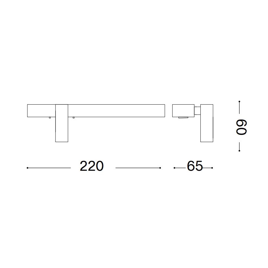 Ideal Lux - LED Sienas lampa BONNE 2xLED/6,5W/230V CRI 90 zelta