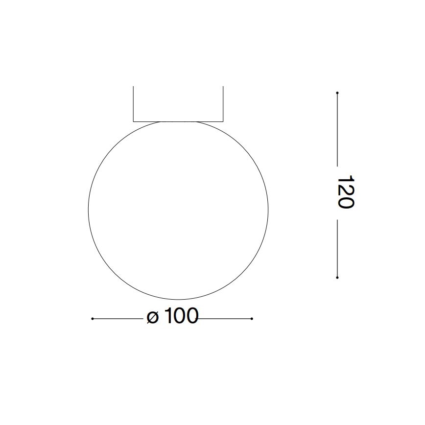 Ideal Lux - LED Sienas lampa CARTA 1xG9/3W/230V d. 10 cm balta