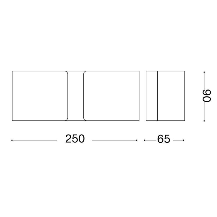 Ideal Lux - LED Sienas lampa CLIP 2xG9/3W/230V brūna