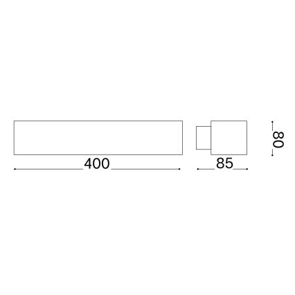 Ideal Lux - LED Sienas lampa CRAFT LED/12W/230V CRI 90 dižskābardis