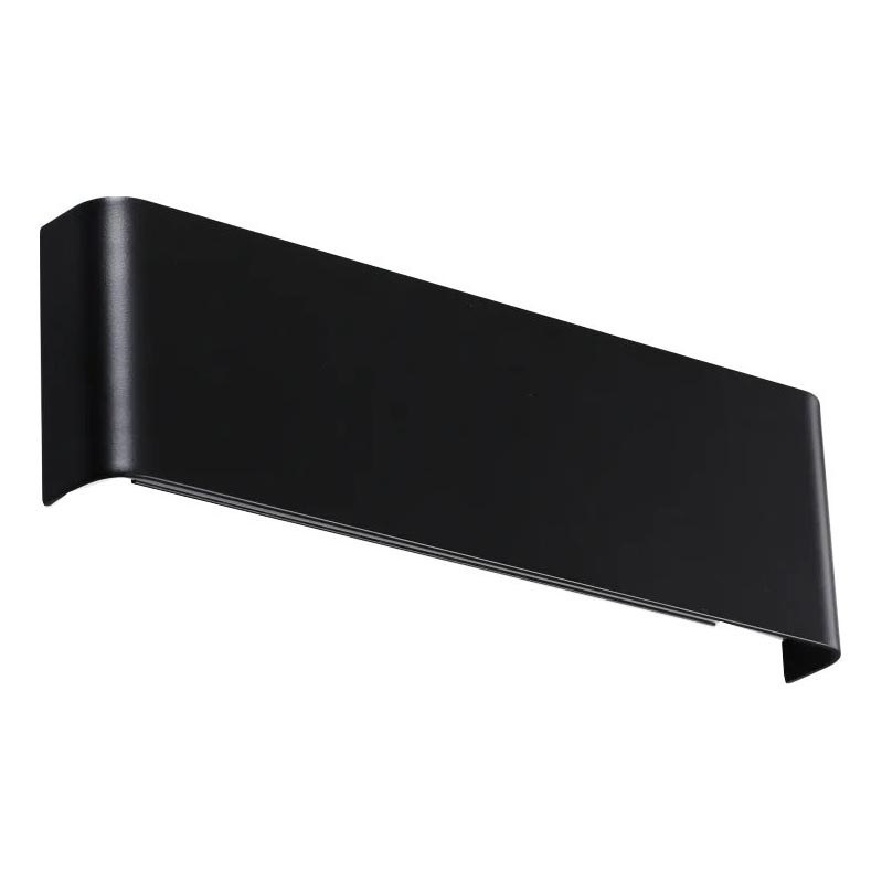 Ideal Lux - LED Sienas lampa DELTA LED/10W/230V 3000K 30 cm CRI 90 melna